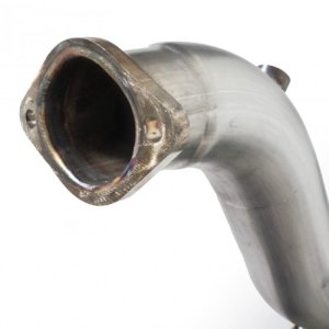 Ford Raptor Performance Exhaust - Stainless Works - Downpipe High-Flow Cats, 3